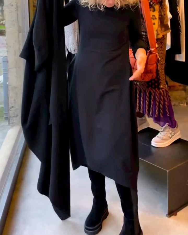 Clara - Autumn Midi Dress with Pockets