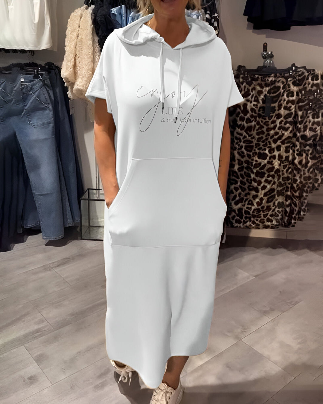 Amira - Stylish Sweatshirt Dress 