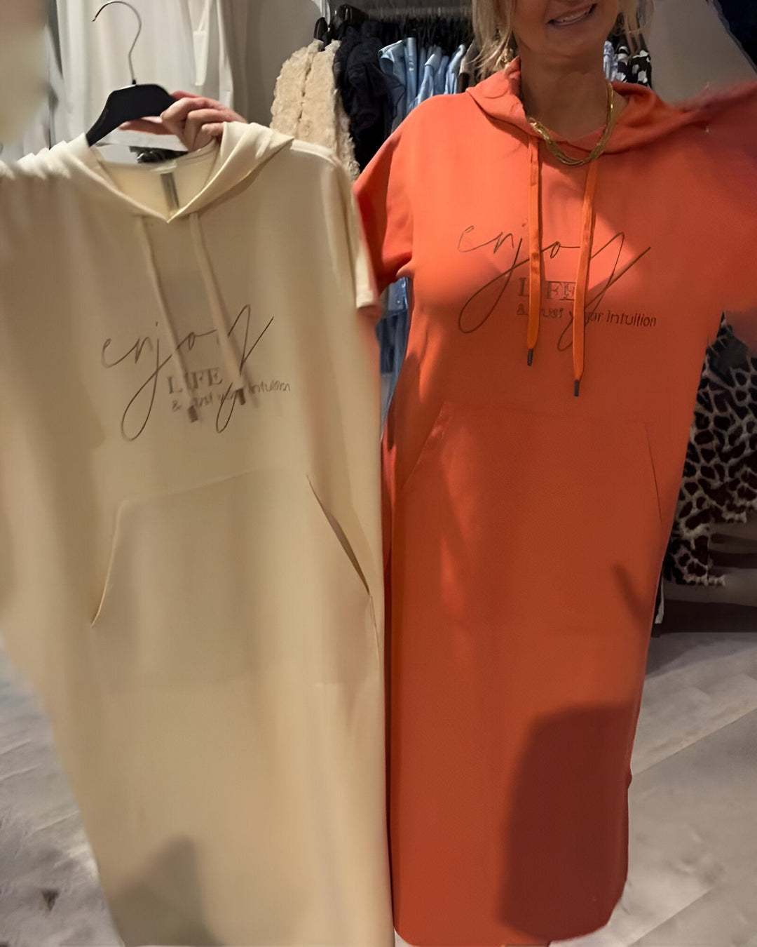 Amira - Stylish Sweatshirt Dress 