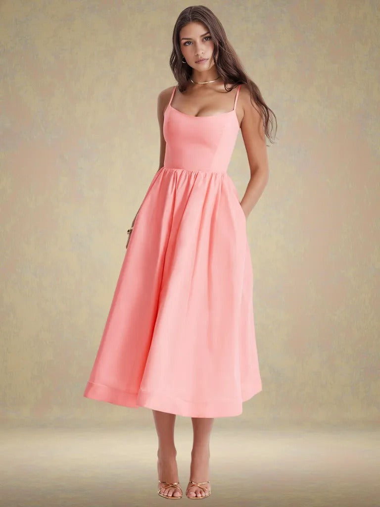 ELARA BLOOM MIDIKLEID DRESS