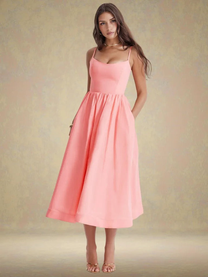 ELARA BLOOM MIDIKLEID DRESS