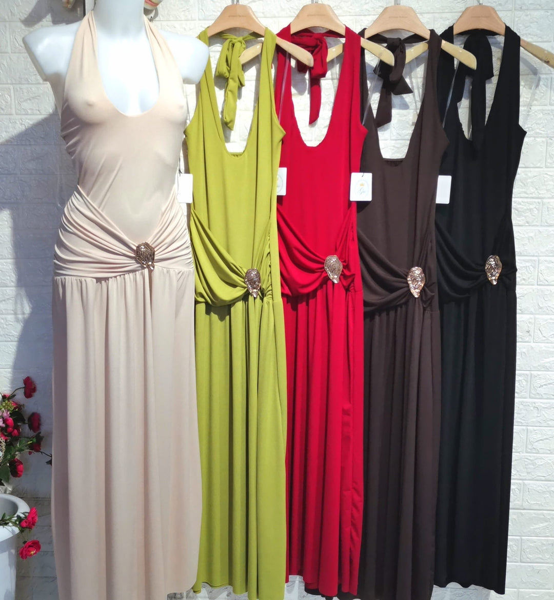 Michelle - Elegant Slit Dress 