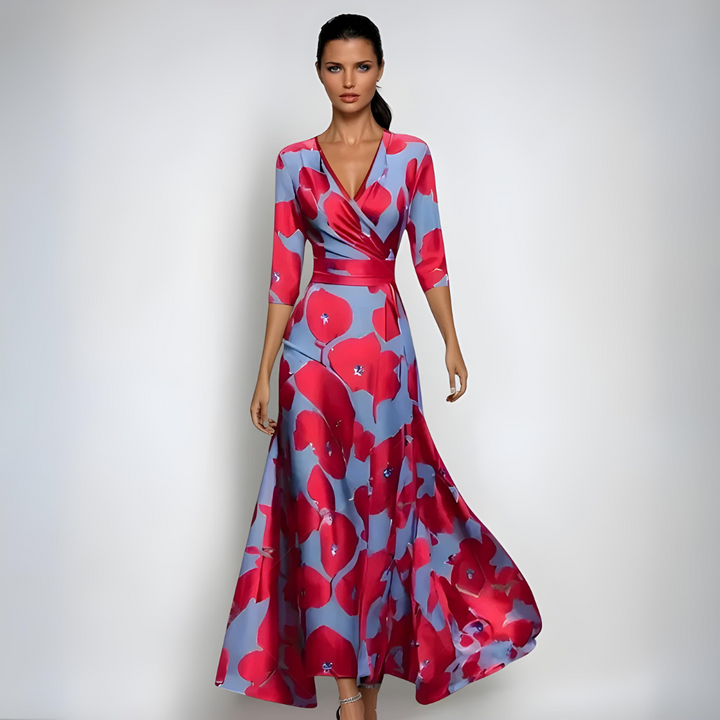 Donna - Elegant Floral Dress 