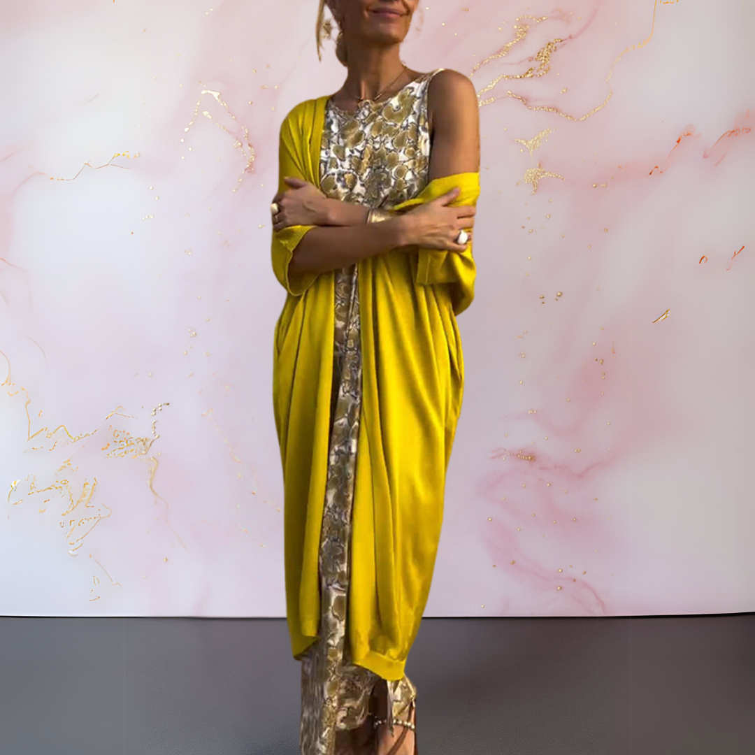 Sylvia - Elegant Dress with Cardigan 