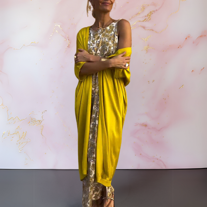 Sylvia - Elegant Dress with Cardigan 