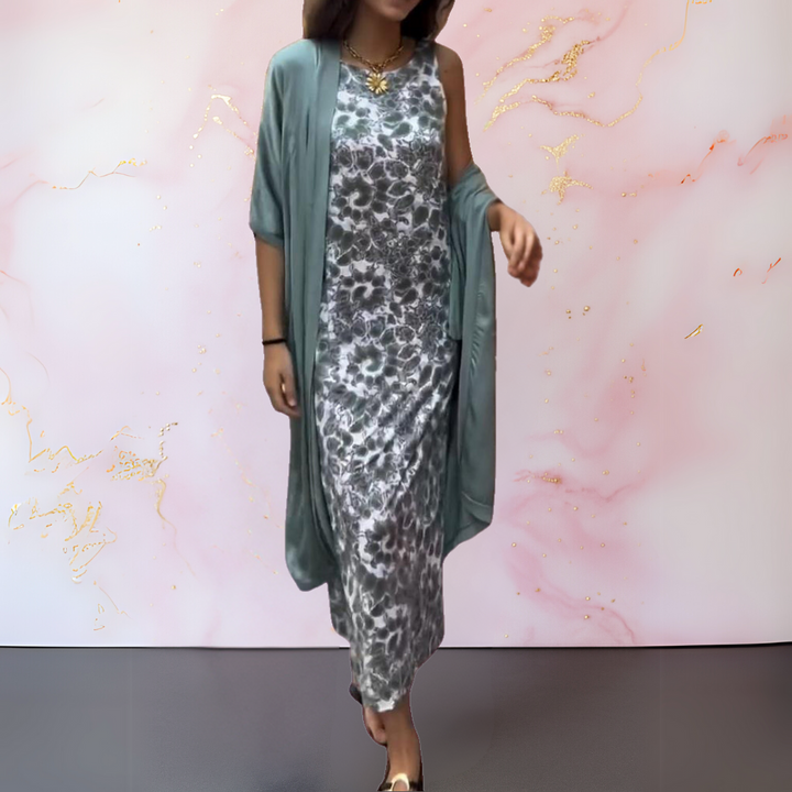 Sylvia - Elegant Dress with Cardigan 
