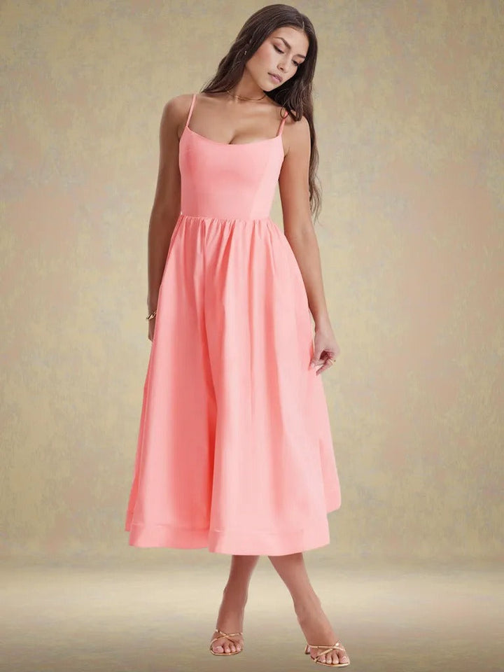 ELARA BLOOM MIDIKLEID DRESS