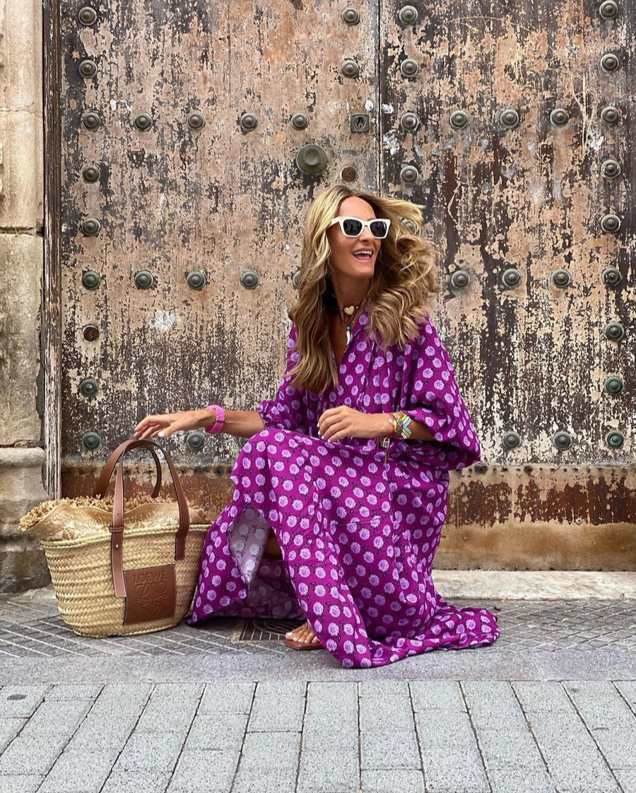 Elin | Cotton Boho Maxi Dress