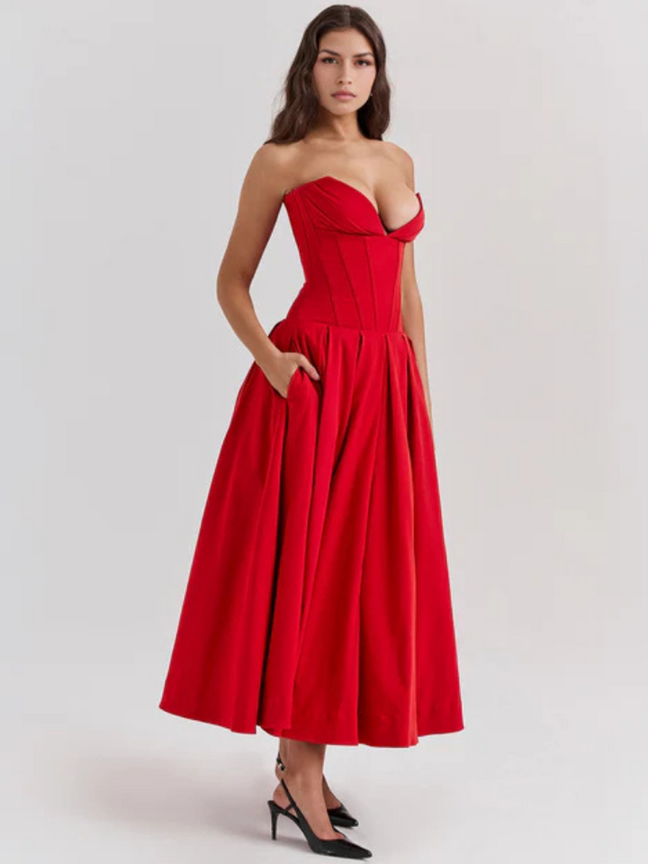 THE LA LUMIÈRE MIDIKLEID DRESS