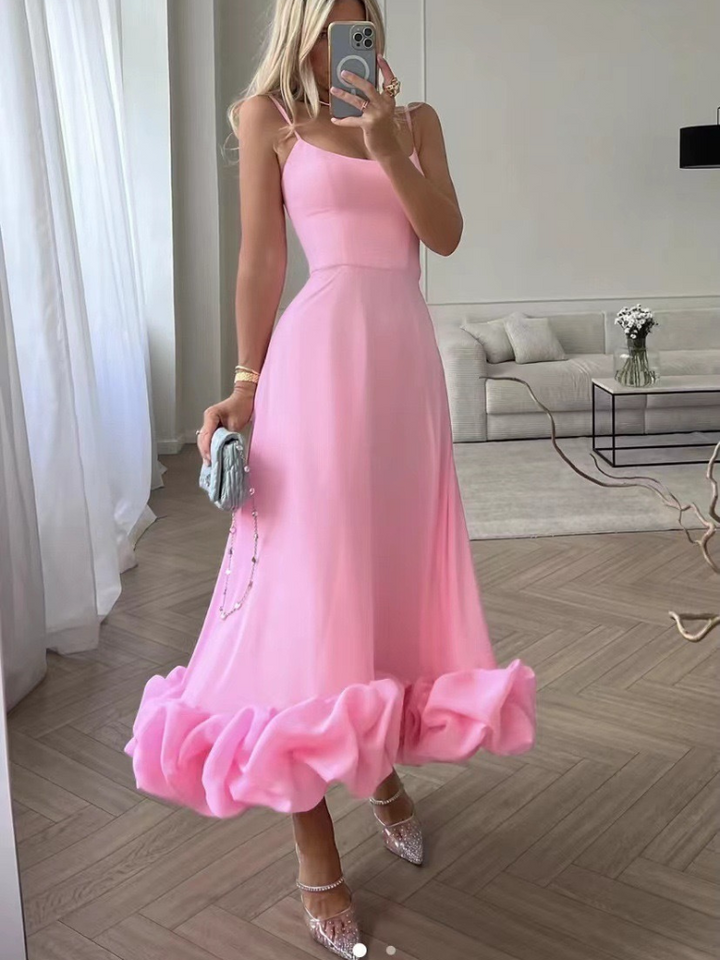 VIVIENNE DRESS WITH FLOORS