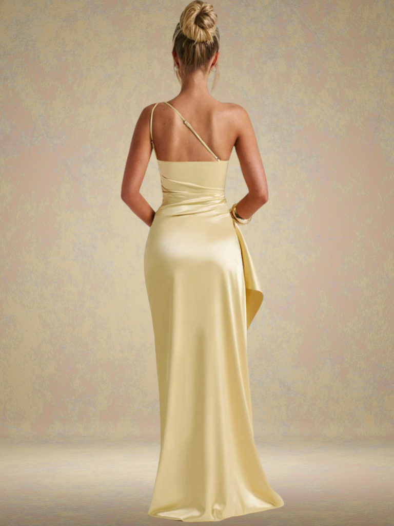 SOLEIL SATIN MAXI DRESS 
