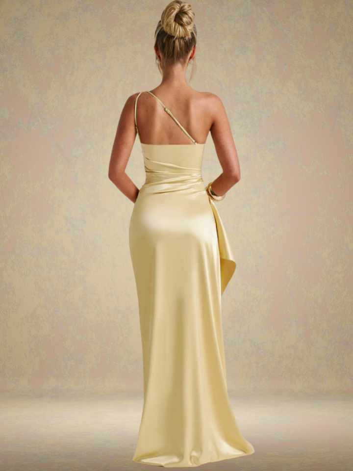 SOLEIL SATIN MAXI DRESS 