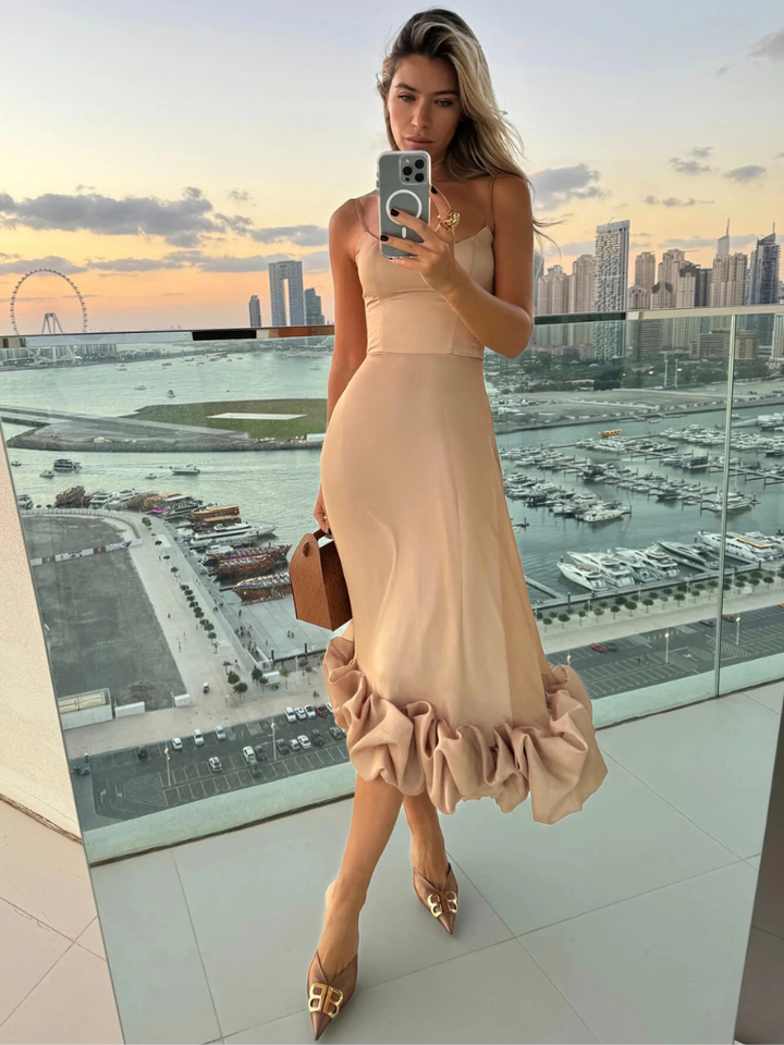 VIVIENNE DRESS WITH FLOORS