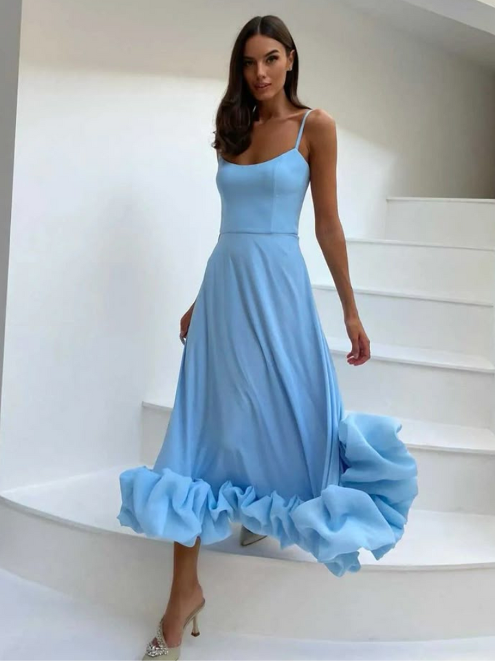VIVIENNE DRESS WITH FLOORS