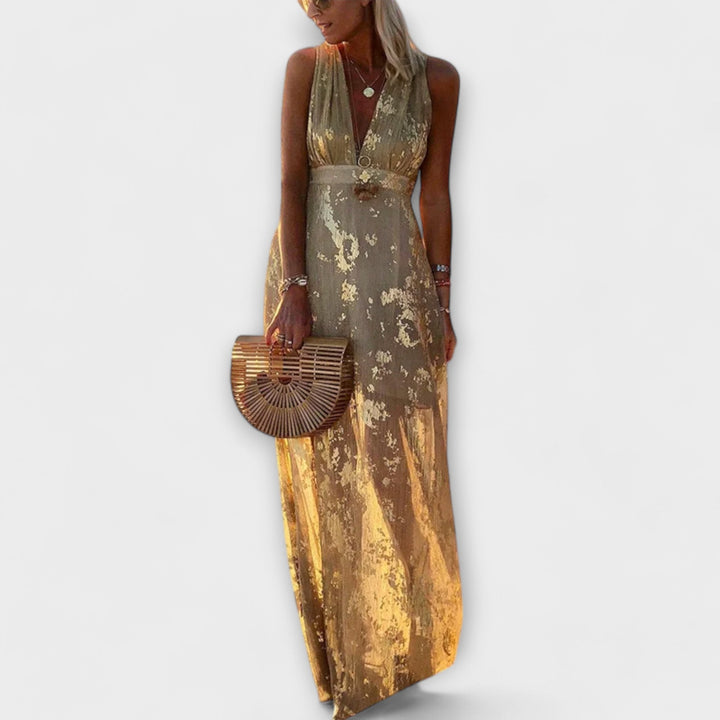 Tatiana - Flowy V-Neck Dress