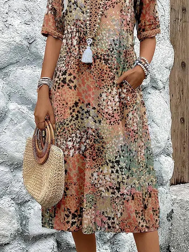 Fatima - Floral Robe