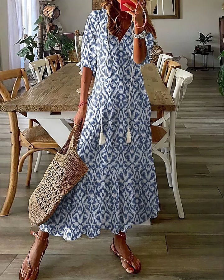 Tonee – Boho Dress with Belly Coverage 